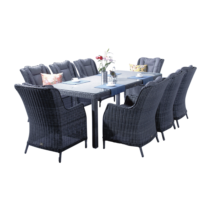 PACIFIC 9 PCE DINING SET